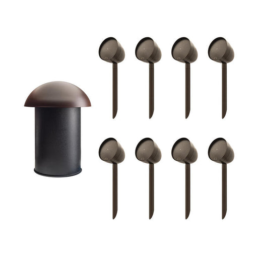 Paradigm Garden Oasis Essentials System | Ensemble d'Haut-parleurs Extérieur - 8 Haut-parleurs - 1 Caisson de grave - Bronze-SONXPLUS Rivière-du-Loup