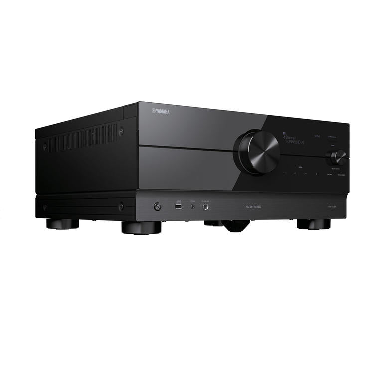 Yamaha RXA4A | Récepteur AV cinéma maison 7.2 - Série Aventage - HDMI 8K - MusicCast - HDR10+ - 100W à 7.2 canaux - Zone 2 - Noir-SONXPLUS Rivière-du-Loup