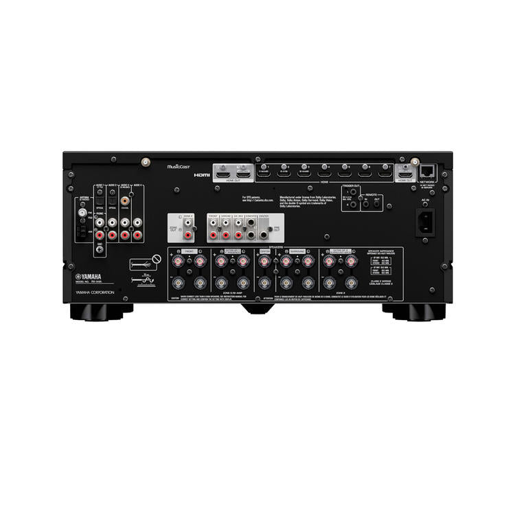 Yamaha RXA4A | Récepteur AV cinéma maison 7.2 - Série Aventage - HDMI 8K - MusicCast - HDR10+ - 100W à 7.2 canaux - Zone 2 - Noir-SONXPLUS Rivière-du-Loup