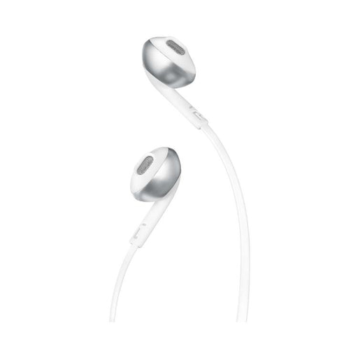 JBL Tune 205 | Écouteurs filaire intra-auriculaires - JBL Pure Bass - Microphone - Chrome-SONXPLUS Rivière-du-Loup