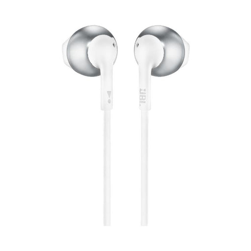 JBL Tune 205 | Écouteurs filaire intra-auriculaires - JBL Pure Bass - Microphone - Chrome-SONXPLUS Rivière-du-Loup