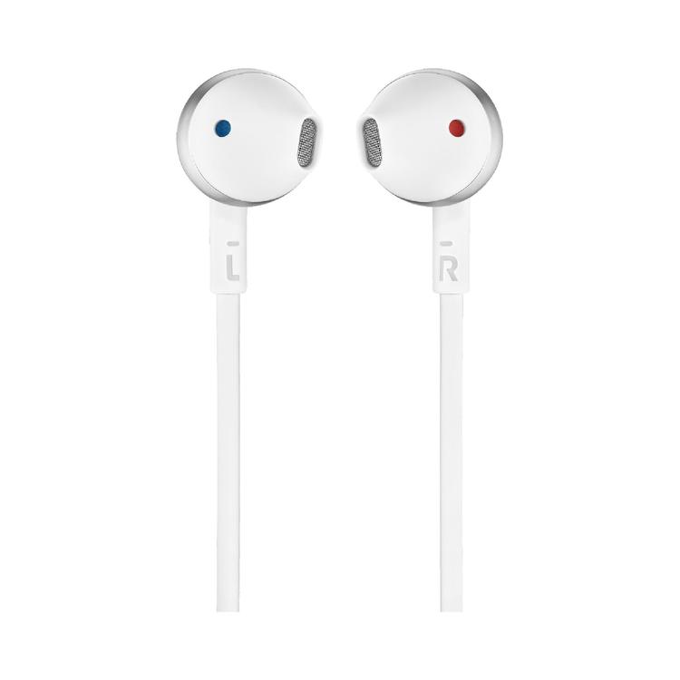 JBL Tune 205 | Écouteurs filaire intra-auriculaires - JBL Pure Bass - Microphone - Chrome-SONXPLUS Rivière-du-Loup