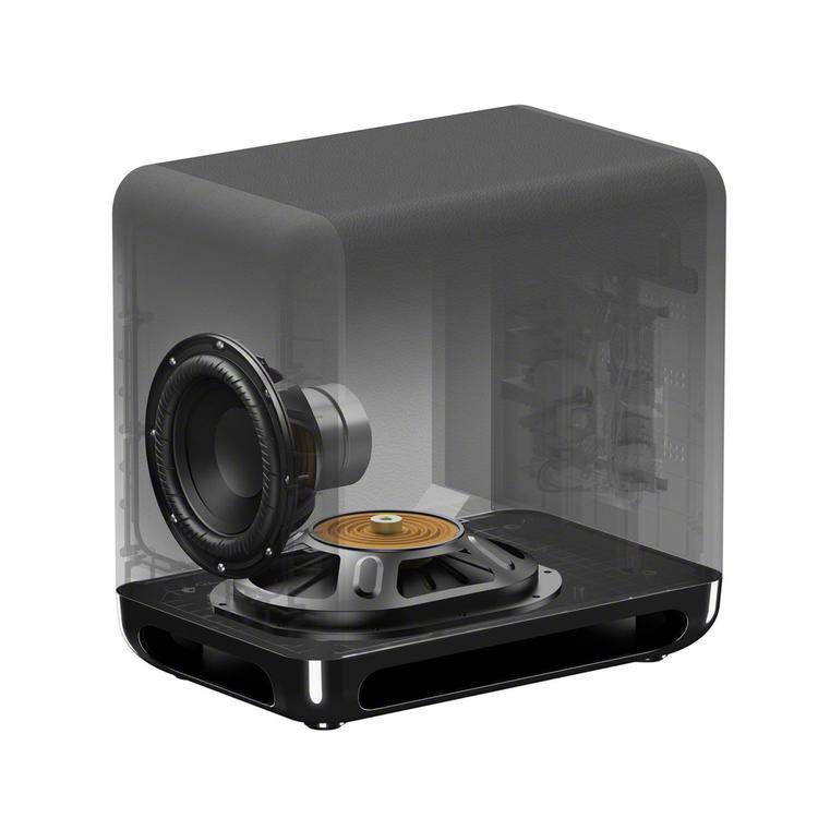 Sony SA-SW5 | Caisson de graves - Sans fil - Supplémentaire - 300 W - Radiateur passif - Noir-SONXPLUS Rivière-du-Loup