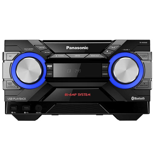 Panasonic SC-AKX640K | Chaîne Stéréo CD - Bluetooth - AIRQUAKE BASS - Bi-Amp - DJ Jukebox - Éclairage LED multicolore-SONXPLUS Rivière-du-Loup