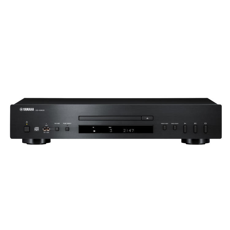 Yamaha CD-S303 | Lecteur CD - Haute qualité - Prise USB - Pure Direct - Intelligent Digital Servo - Noir-SONXPLUS Rivière-du-Loup