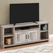 Monarch Specialties I 2742 | Meuble TV - 60" - Imitation bois - Taupe-SONXPLUS Rivière-du-Loup