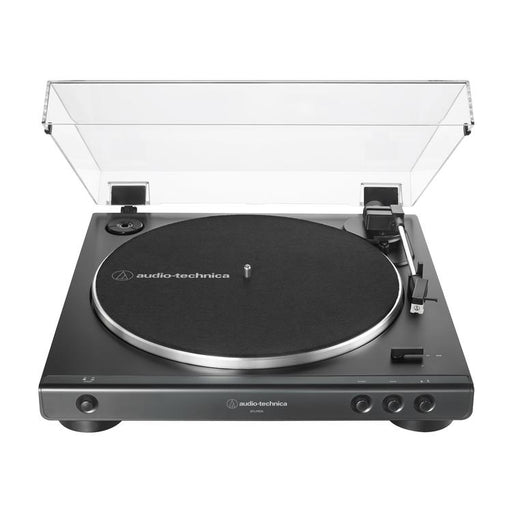Audio-Technica AT-LP60XBK | Table tournante Stéréo - Entraînement par courroie - Entièrement automatique - Noir-SONXPLUS Rivière-du-Loup