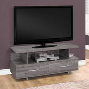 Monarch Specialties I 2608 | Meuble TV - 48" - 2 Tiroirs de rangement - Gris-SONXPLUS Rivière-du-Loup