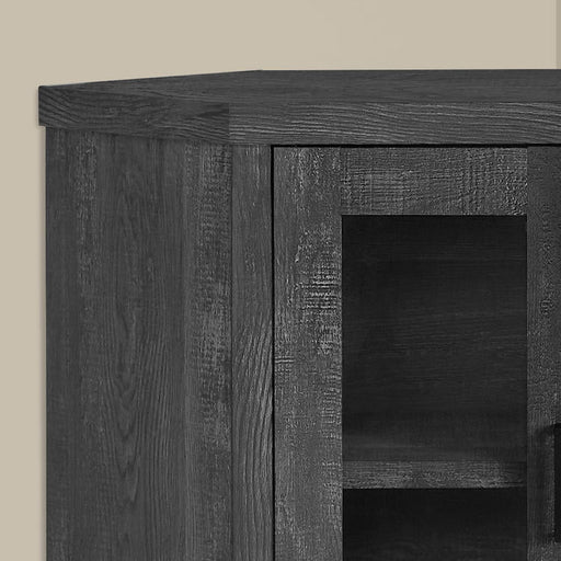 Monarch Specialties I 2716 | Meuble TV - 42" - En coin - Imitation bois - Noir-Rivière-du-Loup