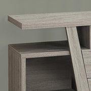 Monarch Specialties I 2721 | Meuble TV - 60" - 2 Tiroirs de rangement - Taupe foncé-Rivière-du-Loup