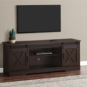 Monarch Specialties I 2745 | Meuble TV - 60" - 2 Portes coulissantes - Expresso-Rivière-du-Loup