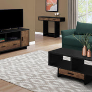 Monarch Specialties I 2803 | Meuble TV - 48" - Avec rangement - Imitation bois - Brun/Noir-Rivière-du-Loup