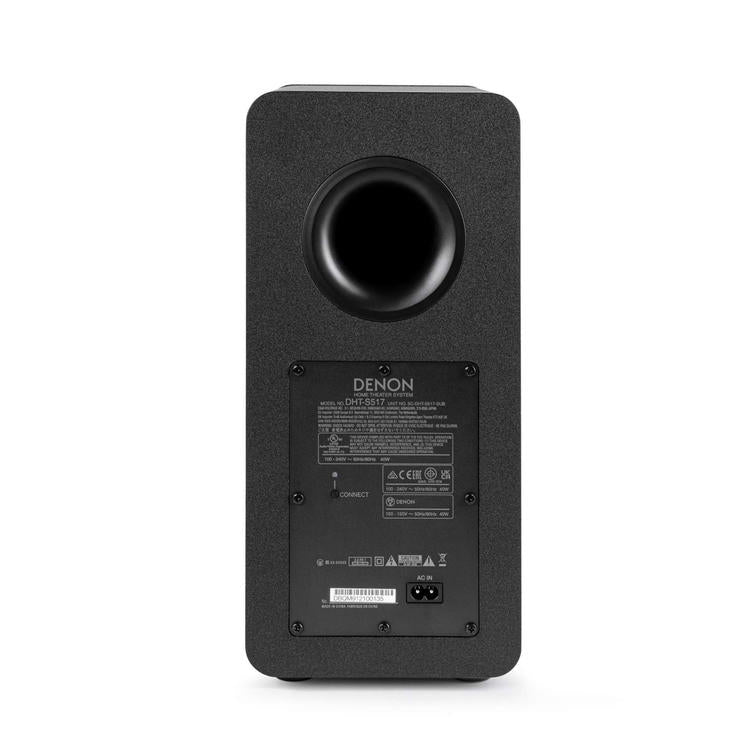 Denon DHT-S517 | Barre de son - 3.1.2 canaux - Bluetooth - Caisson de graves sans fil inclus - Dolby Atmos - Noir-SONXPLUS Rivière-du-Loup