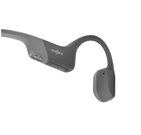 SHOKZ OpenRun | Écouteurs à conduction osseuse - Sport - Bluetooth - 8 Heures d'autonomie - Gris-SONXPLUS Rivière-du-Loup