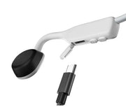SHOKZ OpenMove | Écouteurs à conduction osseuse - Bluetooth - 6 Heures d'autonomie - Blanc Alpin-SONXPLUS Rivière-du-Loup