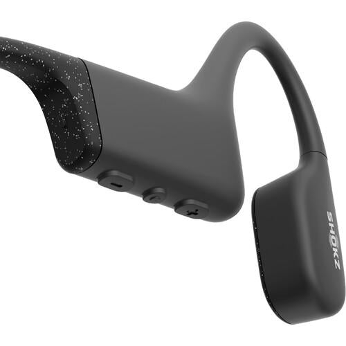 SHOKZ OpenSwim | Écouteurs à conduction osseuse - Pour Natation - Sans fil - Étanchéité IP68 - 8 Heures d'autonomie - Noir-SONXPLUS Rivière-du-Loup