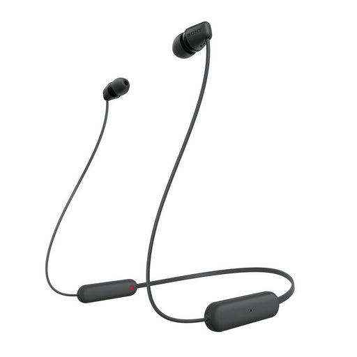 Sony WI-C100 | Écouteurs intra-auriculaires - Sans fil - Bluetooth - Autour du cou - Microphone - IPX4 - Noir-SONXPLUS Rivière-du-Loup