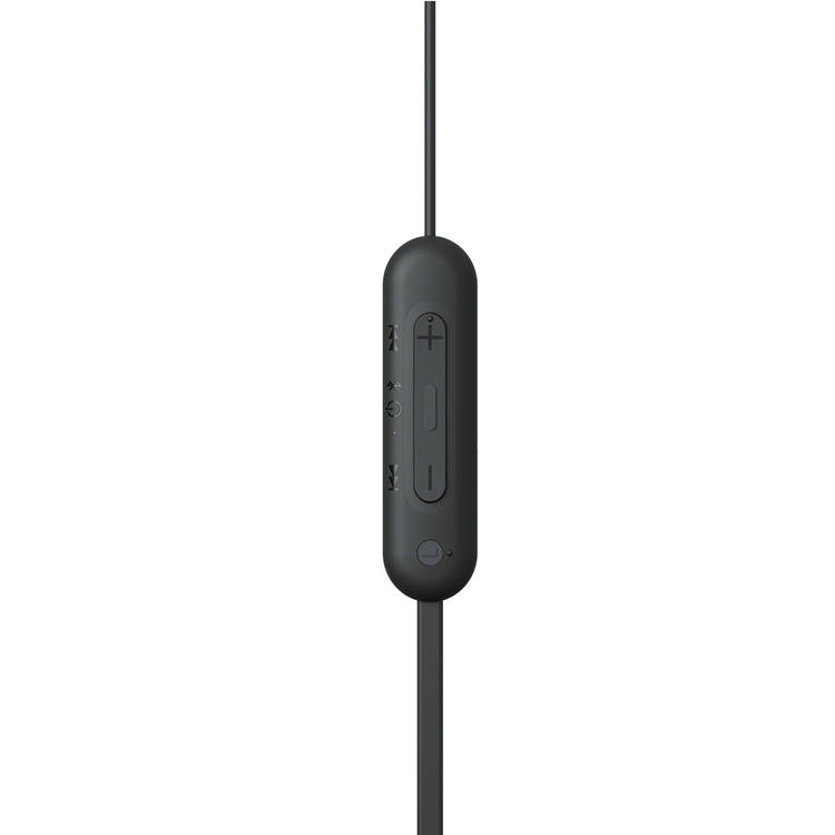 Sony WI-C100 | Écouteurs intra-auriculaires - Sans fil - Bluetooth - Autour du cou - Microphone - IPX4 - Noir-Rivière-du-Loup