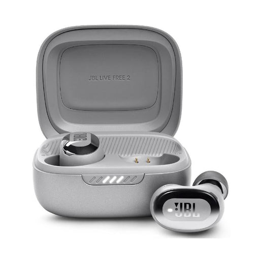JBL Live Free 2 | Écouteurs intra-auriculaires - 100% Sans fil - Bluetooth - Smart Ambient - Microphones - Argent-SONXPLUS Rivière-du-Loup