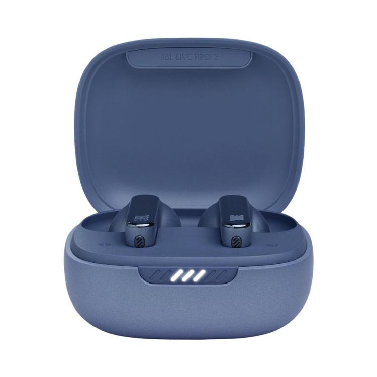 JBL Live Pro 2 TWS | Écouteurs intra-auriculaires - 100% Sans fil - Bluetooth - Smart Ambient - 6 Microphones - Bleu-SONXPLUS Rivière-du-Loup