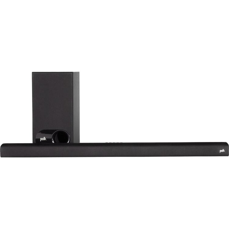 Polk Signa S2 | Barre de son universelle - Avec Caisson de graves sans fil - Bluetooth - Expérience de Cinéma Maison - Voice Adjust - HDMI - Noir-SONXPLUS Rivière-du-Loup