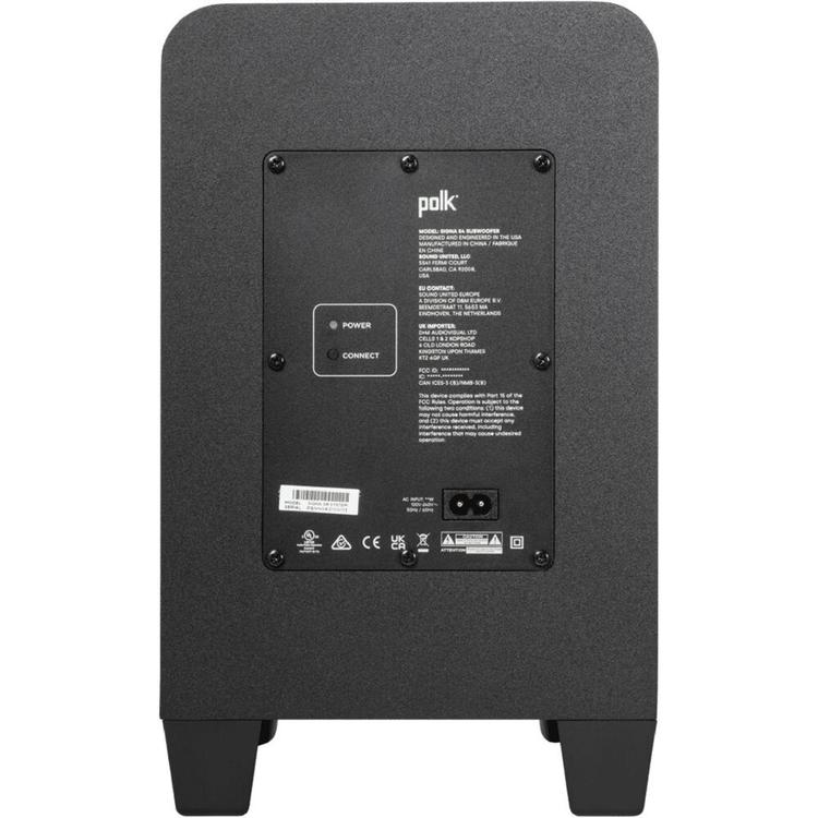 Polk Signa S4 | Barre de son 3.1.2 Certifié Dolby Atmos - Avec Caisson de graves sans fil - Bluetooth - Expérience de Cinéma Maison - Voice Adjust - Noir-SONXPLUS Rivière-du-Loup