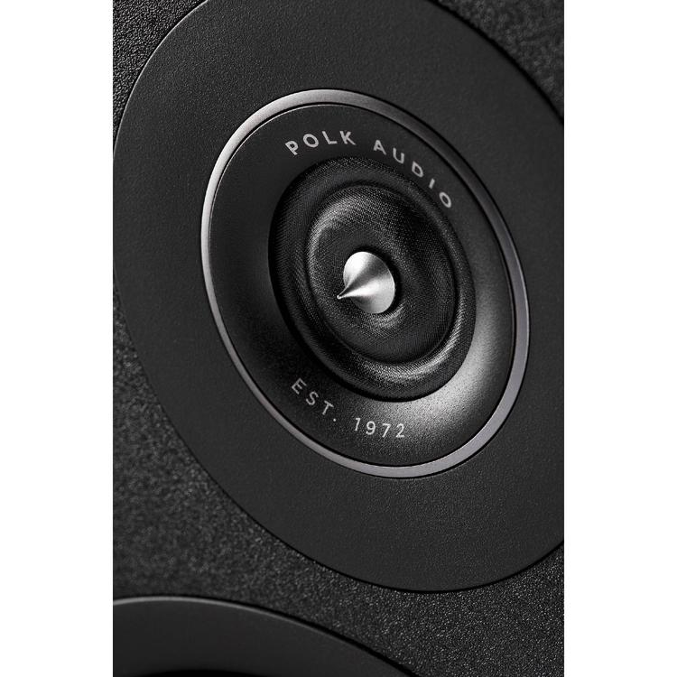 Polk Reserve R200 | Ensemble d'Haut-parleurs de bibliothèque - Excellent détail home cinéma - Noir - Paire-Rivière-du-Loup