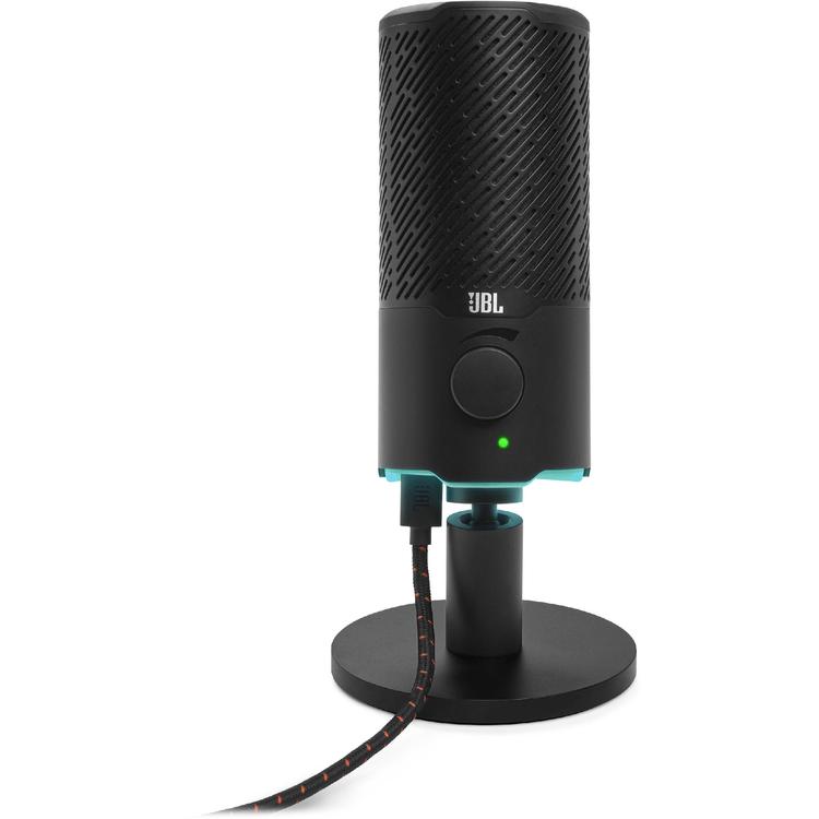 JBL Quantum Stream | Microphone - Filaire - Double condensateur - USB - Noir-SONXPLUS Rivière-du-Loup