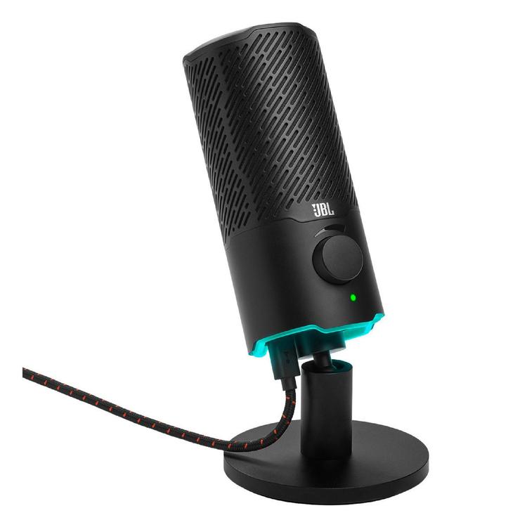 JBL Quantum Stream | Microphone - Filaire - Double condensateur - USB - Noir-SONXPLUS Rivière-du-Loup