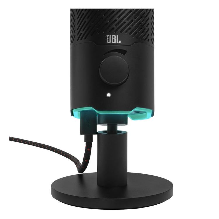 JBL Quantum Stream | Microphone - Filaire - Double condensateur - USB - Noir-SONXPLUS Rivière-du-Loup
