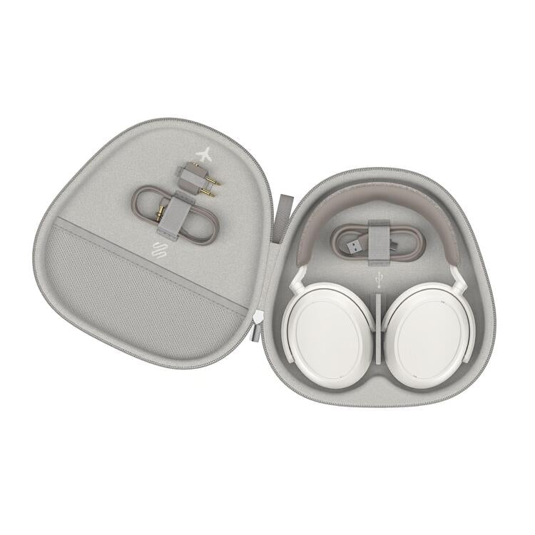 Sennheiser MOMENTUM 4 Wireless | Écouteurs supra-auriculaires - Sans fil - Réduction adaptative du bruit - Blanc-SONXPLUS Rivière-du-Loup