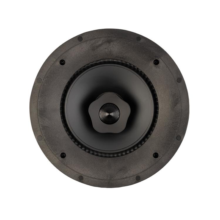 Paradigm CI Elite E80-R V2 | Haut-parleur 8" encastré - Plafonnier - SHOCK-MOUNT - Noir - Surface blanche prête à peindre - Unité-Rivière-du-Loup