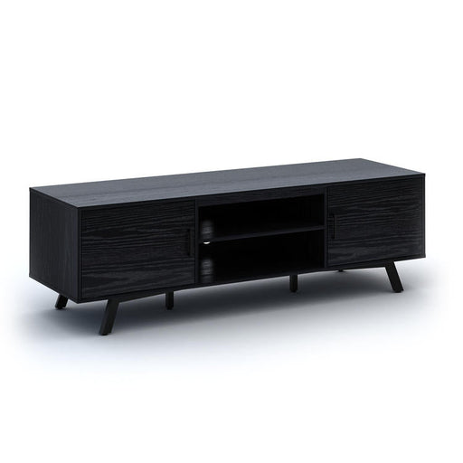 Sonora S40V65N | Meuble téléviseur - 2 Armoires - 65" de large - Noir-SONXPLUS Rivière-du-Loup