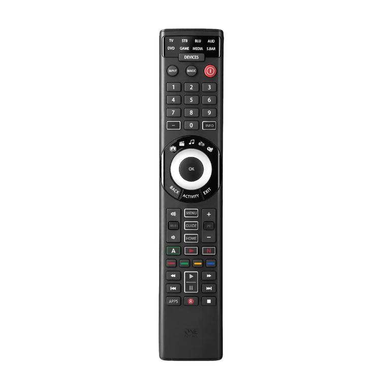 One for All URC7880R | Télécommande universelle intelligente pour tout téléviseur - Série Smart - Pour 8 appareils - Noir-SONXPLUS Rivière-du-Loup