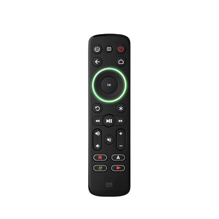 One for All URC7935R | Télécommande universelle intelligente pour téléviseur, appareil de streaming et barre de son - Série Smart - Noir-SONXPLUS Rivière-du-Loup