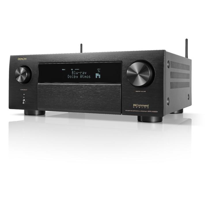 Denon AVRX4800H | Récepteur AV 9.4 canaux - 8K - Auro 3D - Cinéma maison - HEOS - Noir-SONXPLUS Rivière-du-Loup