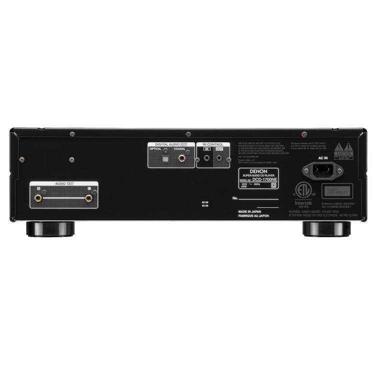 Denon DCD-1700NE | Lecteur CD/SACD - Avec Advanced AL32 Processing Plus - Mécanisme SVH - Noir-SONXPLUS Rivière-du-Loup