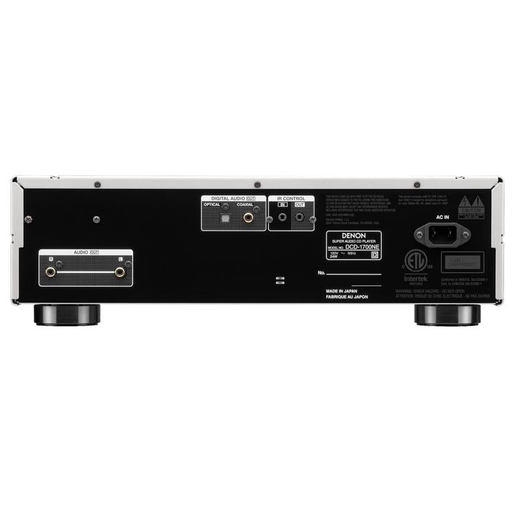 Denon DCD-1700NE | Lecteur CD/SACD - Avec Advanced AL32 Processing Plus - Mécanisme SVH - Argent-SONXPLUS Rivière-du-Loup
