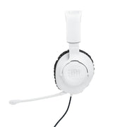 JBL Quantum 100P | Casque de jeu filaire circum-auriculaire - Pour Console Playstation - Blanc/Bleu-SONXPLUS Rivière-du-Loup