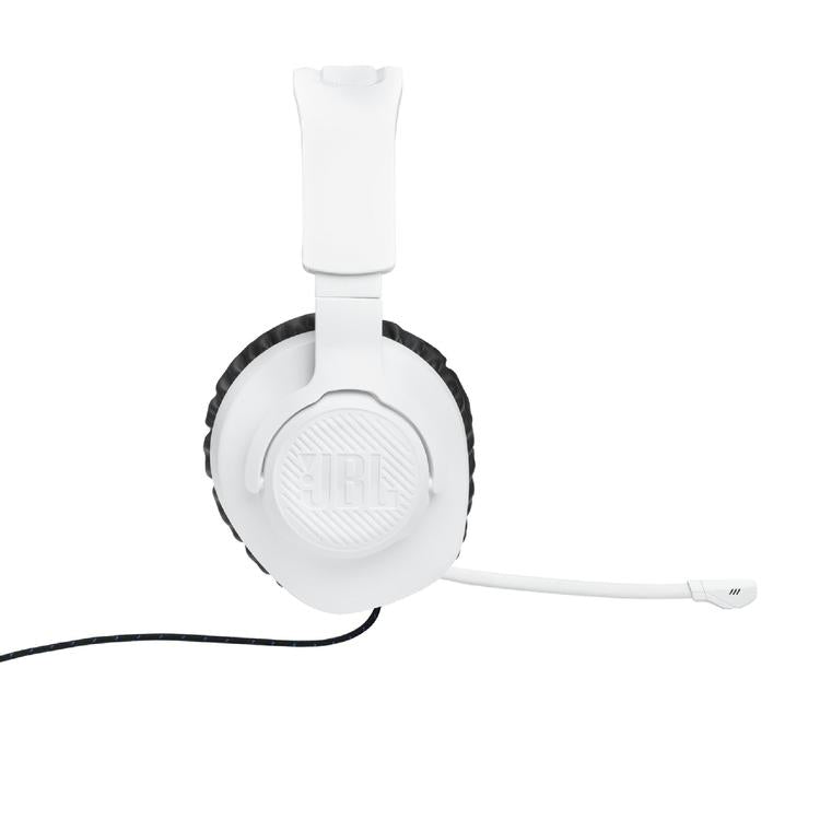 JBL Quantum 100P | Casque de jeu filaire circum-auriculaire - Pour Console Playstation - Blanc/Bleu-SONXPLUS Rivière-du-Loup