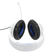 JBL Quantum 100P | Casque de jeu filaire circum-auriculaire - Pour Console Playstation - Blanc/Bleu-SONXPLUS Rivière-du-Loup