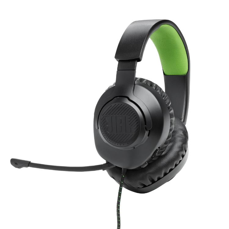 JBL Quantum 100X | Casque de jeu filaire circum-auriculaire - Pour Console X-box - Noir/Vert-SONXPLUS Rivière-du-Loup
