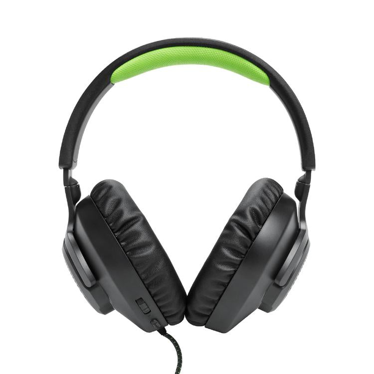 JBL Quantum 100X | Casque de jeu filaire circum-auriculaire - Pour Console X-box - Noir/Vert-SONXPLUS Rivière-du-Loup