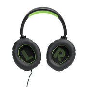JBL Quantum 100X | Casque de jeu filaire circum-auriculaire - Pour Console X-box - Noir/Vert-SONXPLUS Rivière-du-Loup