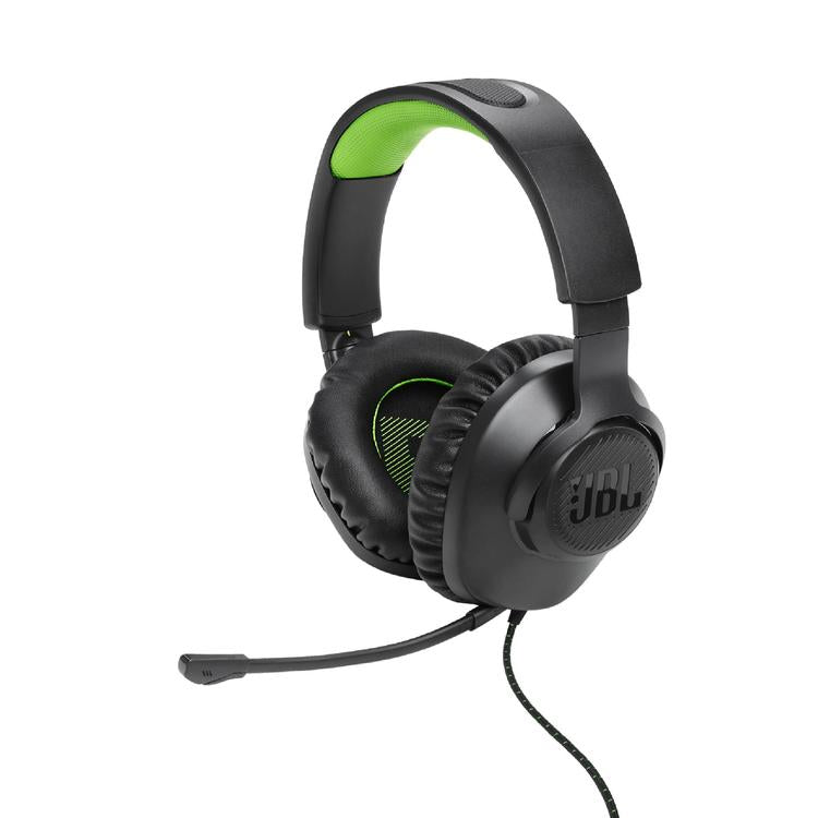 JBL Quantum 100X | Casque de jeu filaire circum-auriculaire - Pour Console X-box - Noir/Vert-SONXPLUS Rivière-du-Loup