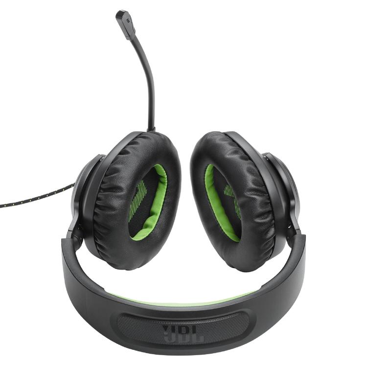 JBL Quantum 100X | Casque de jeu filaire circum-auriculaire - Pour Console X-box - Noir/Vert-SONXPLUS Rivière-du-Loup