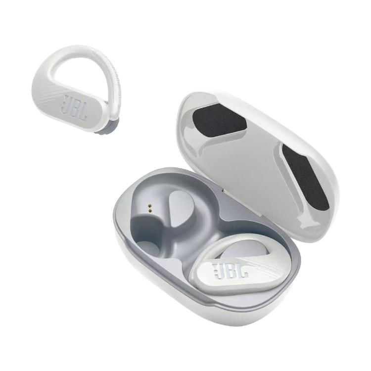 JBL Endurance Peak III | Écouteurs Sport intra-auriculaires - 100% Sans fil - Étanche - Conception Powerhook - Blanc-SONXPLUS Rivière-du-Loup