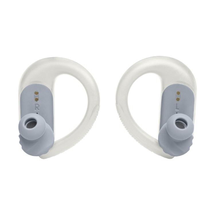 JBL Endurance Peak III | Écouteurs Sport intra-auriculaires - 100% Sans fil - Étanche - Conception Powerhook - Blanc-SONXPLUS Rivière-du-Loup