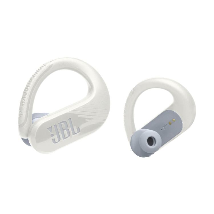 JBL Endurance Peak III | Écouteurs Sport intra-auriculaires - 100% Sans fil - Étanche - Conception Powerhook - Blanc-SONXPLUS Rivière-du-Loup