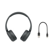 Sony WHCH520 | Écouteurs supra-auriculaires - Sans fil - Bluetooth - Jusqu'à 50 heures d'autonomie - Noir-SONXPLUS Rivière-du-Loup